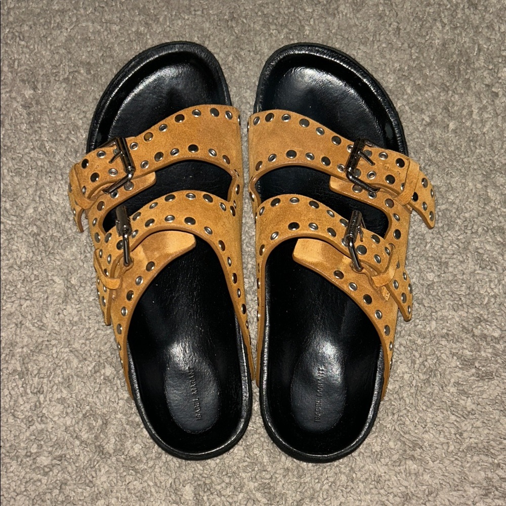 Isabel Marant
Suede Studded Accents Slides